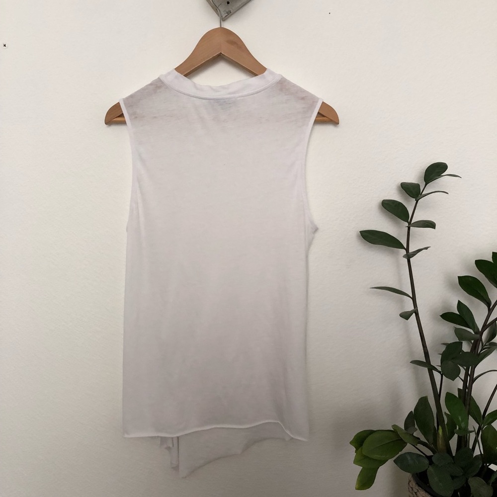 All Saints White Pleated Top - Picture 6 of 11